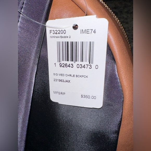 COACH Medium Charlie Backpack in Signature Canvas - Picture 3 of 4